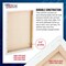 30 x 36 inch Stretched Canvas 12-Ounce Triple Primed, 6-Pack - Professional Artist Quality White Blank 3/4" Profile, 100% Cotton, Heavy-Weight Gesso